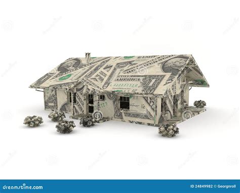 Vintage Car Origami Made From Dollar Bills Stock Photography Image