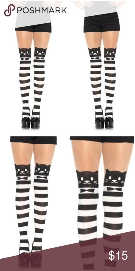 Kitten Cat Striped Cosplay Pantyhose Stockings Stockings Pantyhose