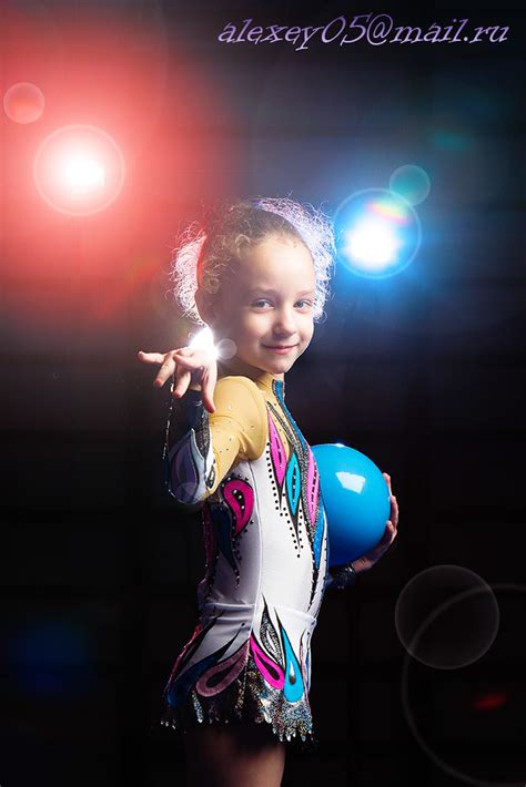 Rhythmic Gymnastics 6 Years Old Girl Doing Rhythmic Gymnas Alexey