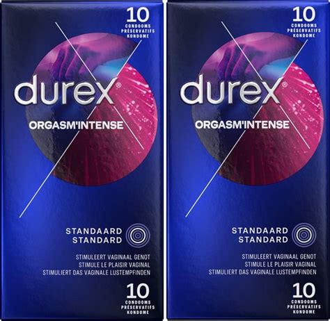 Durex Condooms Orgasm Intense 10st X2 Bol
