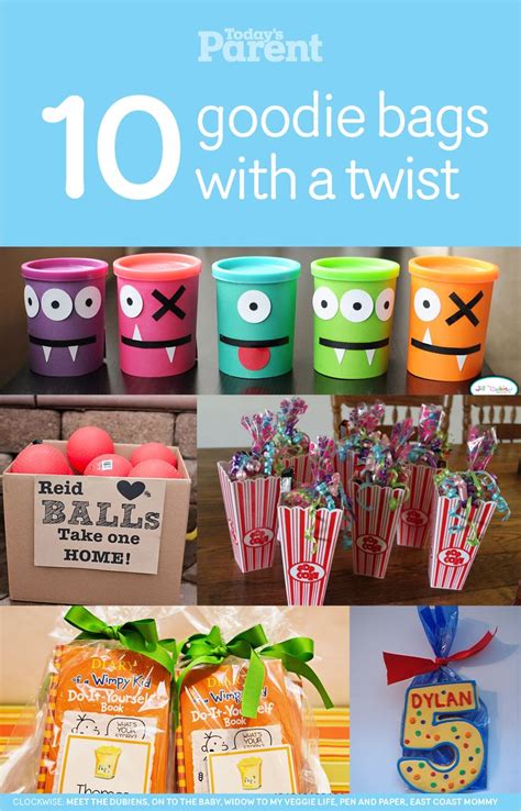 14 Goodie Bags With A Twist Todays Parent Party Favors For Kids