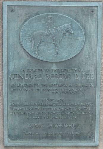 General Robert E Lee Memorial Plaque Flickr Photo