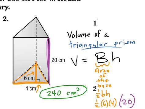 Volume Of Triangular Prism Objects At Home Delhooli