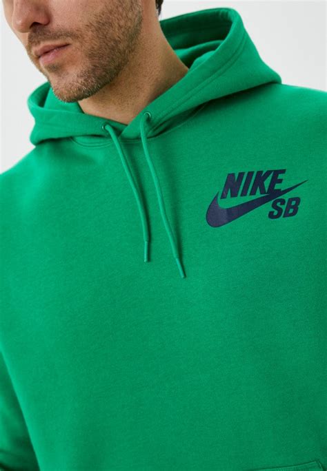 Худи Nike U Nk Sb Icon Hoodie Po Essnl цвет зеленый Rtlabg595401