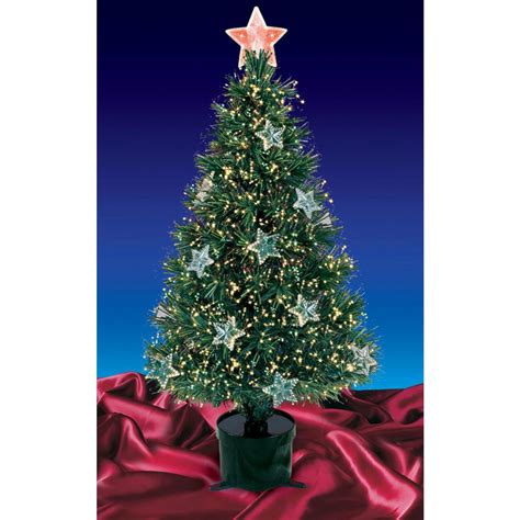 Northlight 4 Ft Pre Lit Fiber Optic Artificial Christmas Tree With