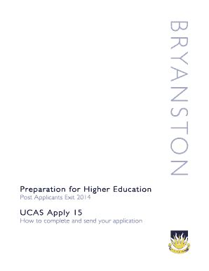 Preparation For Higher Education Post Applicants Exit Ucas Apply How To Complete And