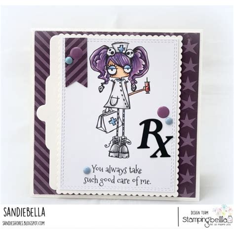 Stamping Bella Cling Rubber Stamp Oddball Nurse