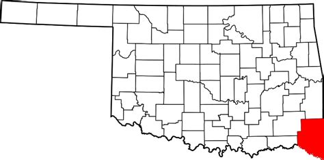 ملفmap Of Oklahoma Highlighting Mccurtain Countysvg المعرفة