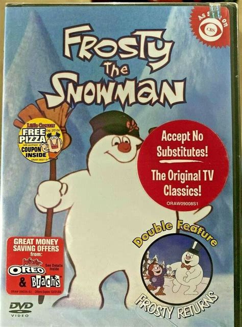 Double Feature Frosty The Snowman And Frosty Returns Dvd 2002 New