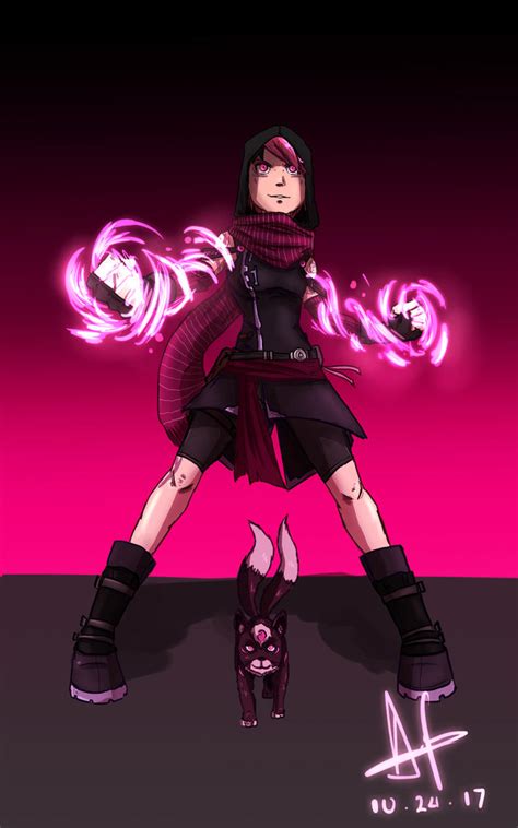 Stacy The Neon Girl Elemental Mage By Frankydman On Deviantart