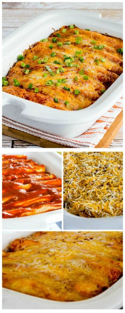 These rich and cheesy sour cream chicken enchiladas, which start with a rotisserie chicken to cut down on prep, are comfort food at its finest. Slow Cooker Sour Cream Chicken Enchiladas from Kalyn's ...