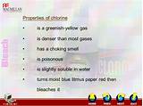 Properties Of Chlorine Gas
