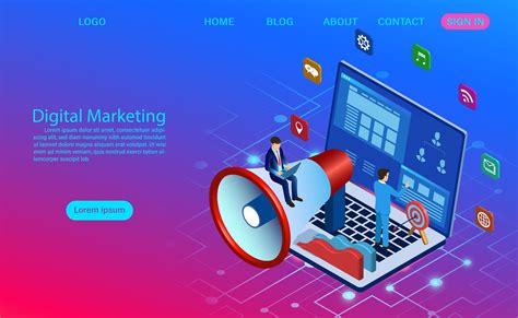 Isometric Digital Marketing Vector Art, Icons, and Graphics for Free ...