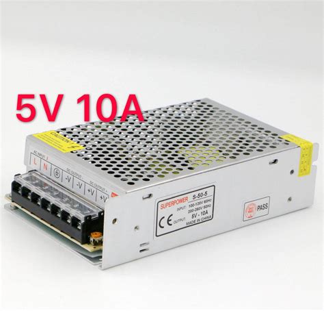 สวิทชิ่ง เพาวเวอร์ ซัพพลาย Switching Power Supply 5v 10a 50w Th