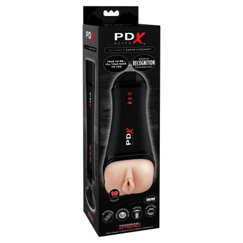 Pdx Elite Talk Back Super Stroker Sex Toys At Adult Empire