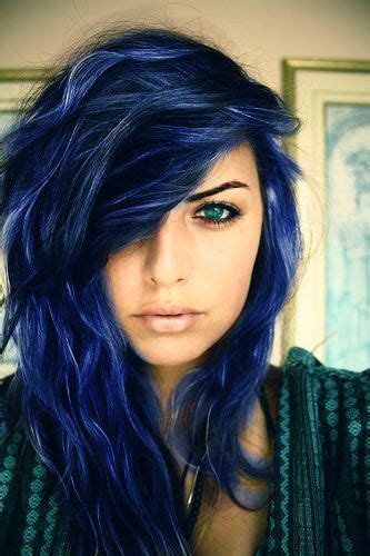 The 25 Best Midnight Blue Hair Ideas On Pinterest