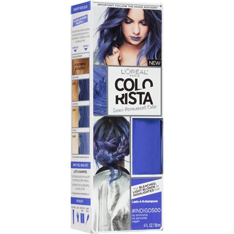 L Oréal Paris Colorista Semi Permanent Hair Color Indigo Shop Hair Color At H E B