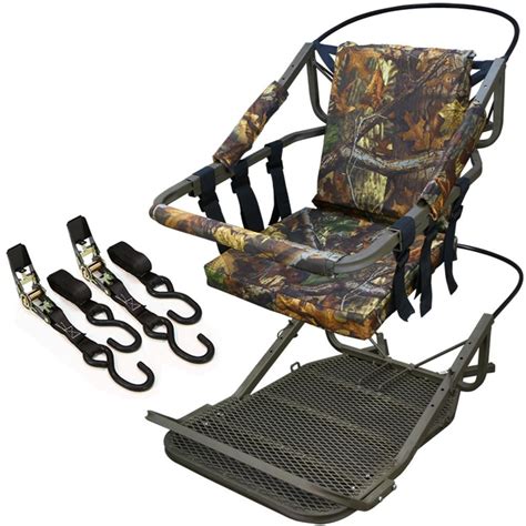 Xtremepowerus Portable Hunting Tree Stand Climber Game Hunt With Step