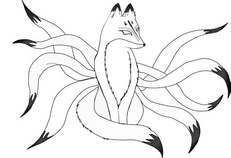 Naruto Nine Tails Coloring Pages