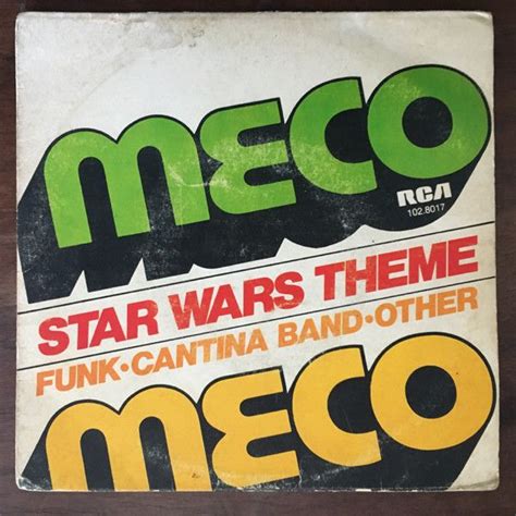 Meco Star Wars Theme Funk Cantina Band Other 1978 Vinyl