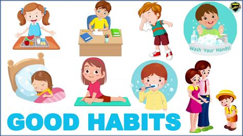 Good Habits For Kids Clipart