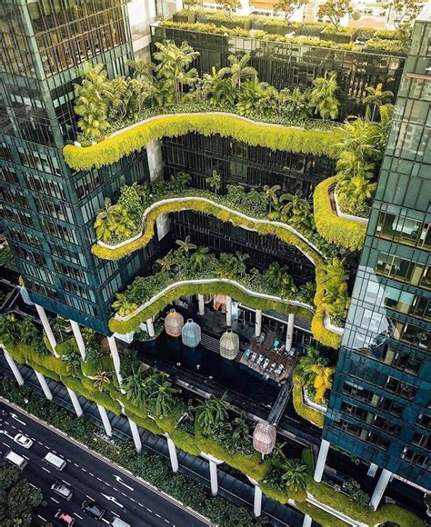 Vertical Garden At The Parkroyal In Singapore Architecture Photo