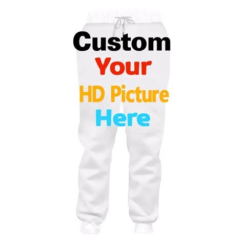 Custom Casual Pants Men Women Design Your Own Brand Logo Picturestext
