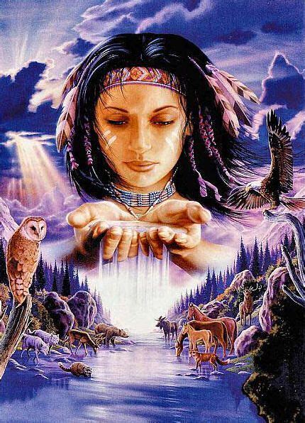 Indian Spirit Woman Native American Artwork Native American Art