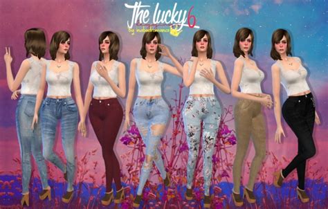 The Lucky 6 Bottoms At In A Bad Romance Sims 4 Updates