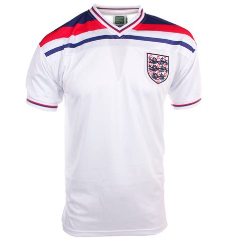 Score Draw England 1982 World Cup Mens Home Football Shirt White S Ebay