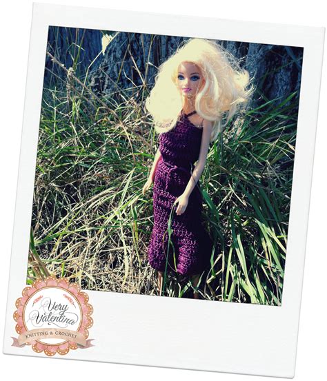 crochet barbie doll gown prom dress uncinetto vestito abito bambola barbie clothing vestiti