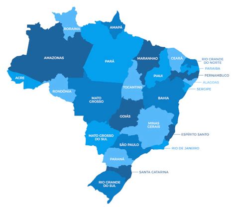 Estados Do Brasil Capitais Siglas Dados Gerais Mundo Educação