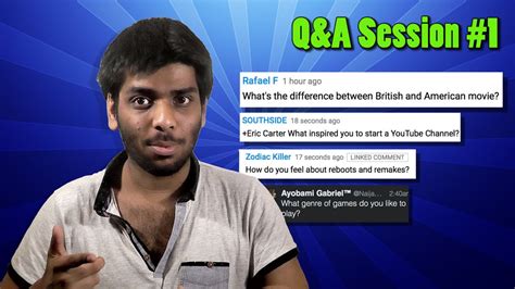 Qanda Session 1 Whats My Favourite Movie Youtube