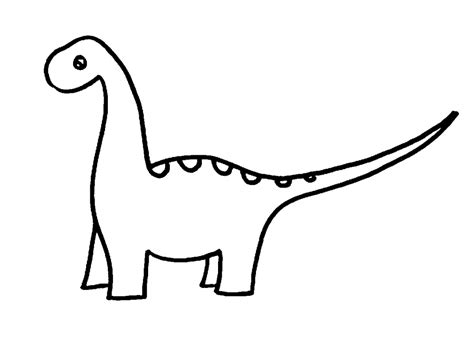 Easy Drawing Of Dinosaurs At Getdrawings Free Download