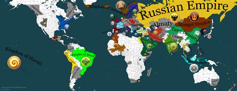 Oc World Map With In Game Civs And City States Civ