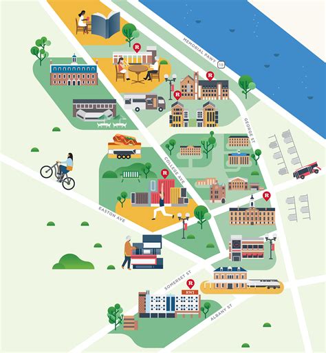 Rutgers University maps :: Behance