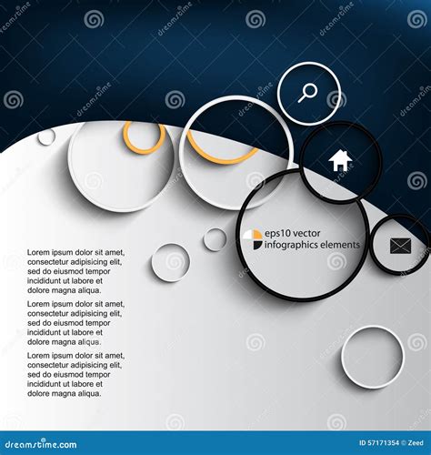 Vector Infographics Background Stock Vector Illustration Of Backdrop