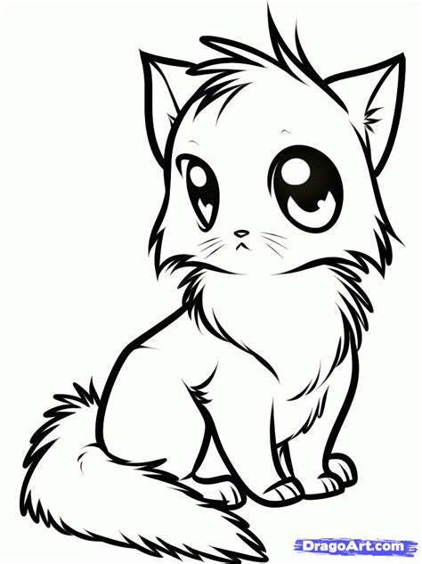 Anime Kitten Cute My Art Lessons Pinterest