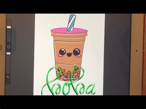 Learn how to draw step by step in a fun way!come join and follow us to learn how to draw. How to draw Boba Tea - YouTube