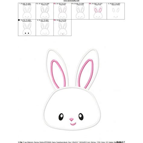 Some governments currently recommend wearing cloth face coverings in public settings where social. Easter Bunny Face Boy Embroidery Applique Design For Easter