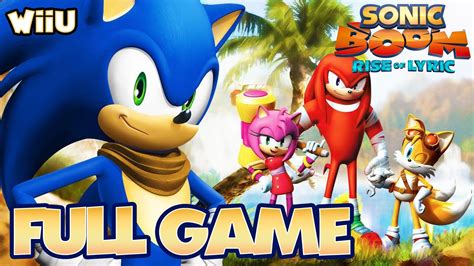 Sonic Boom Rise Of Lyric Full Game Longplay Wiiu Youtube