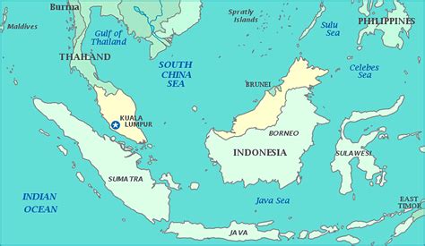 Map Of Malaysia Indonesia Honeymoon In Kl Bali Borneo Maldives