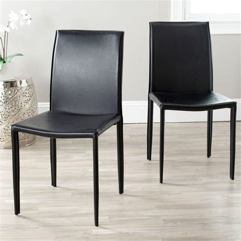 Check out our black dining chair selection for the very best in unique or custom, handmade pieces from our there are 4872 black dining chair for sale on etsy, and they cost $161.29 on average. Safavieh Karna Black Bonded Leather Dining Chair-FOX2009B ...