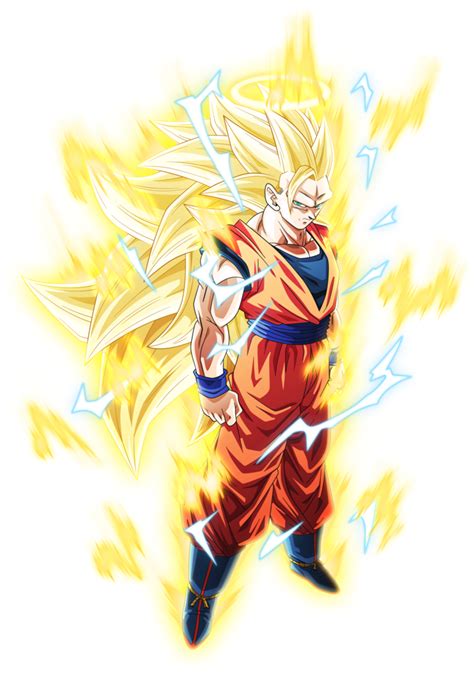 Super Saiyan 3 Goku 1 Aura By Aubreiprince Anime Desenhos E