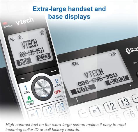 buy vtech is8151 5 super long range 5 handset dect 6 0 cordless phone for home with answering
