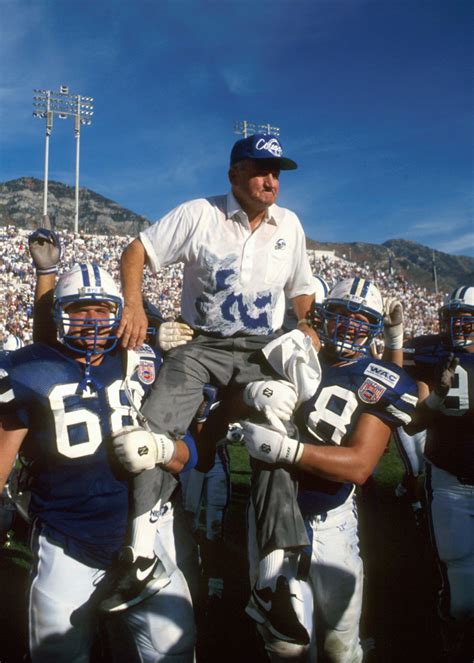 Lavell Edwards Died This Week At The Age Of 86 He Compiled Over 250