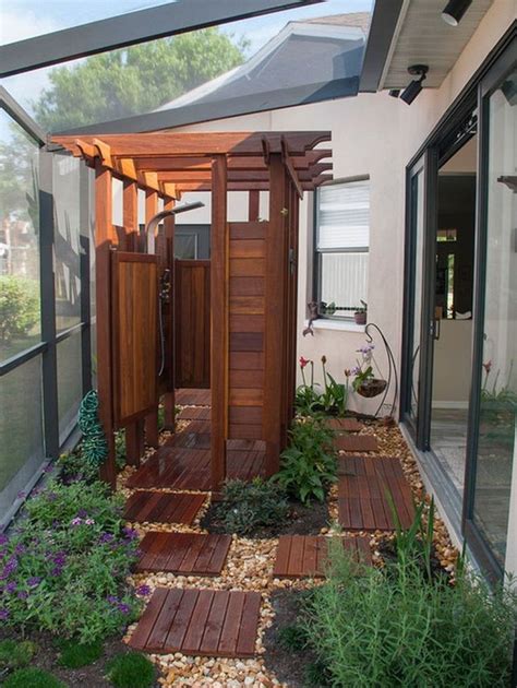 70 Outdoor Shower Ideas 26 Outdoor Bathroom Design Backyard Outdoor