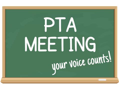 PTA Meeting Cardinal Elementary PTA