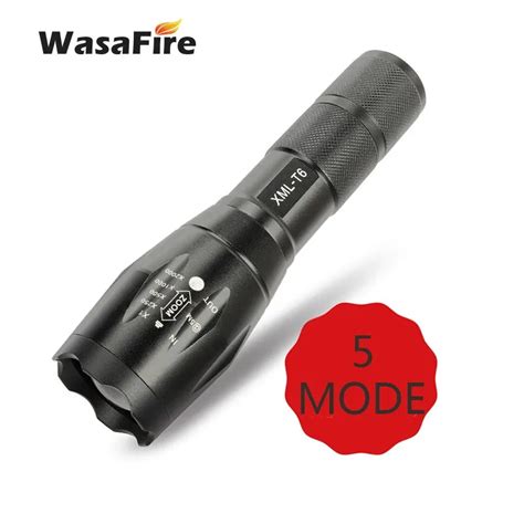 High Quality Goods Powerful Self Defense Led Flashlight Torch Q5 Zoom