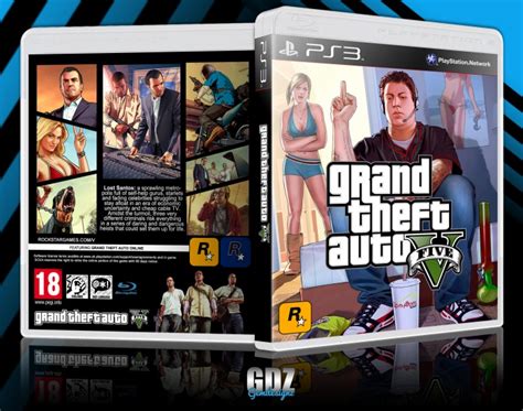 Grand Theft Auto V Playstation 3 Box Art Cover By Gemdesignz